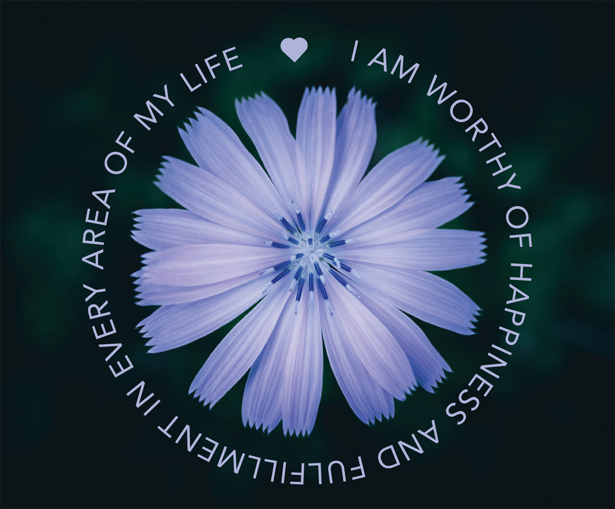 I am worthy of happiness and fulfillment in every area of my life
