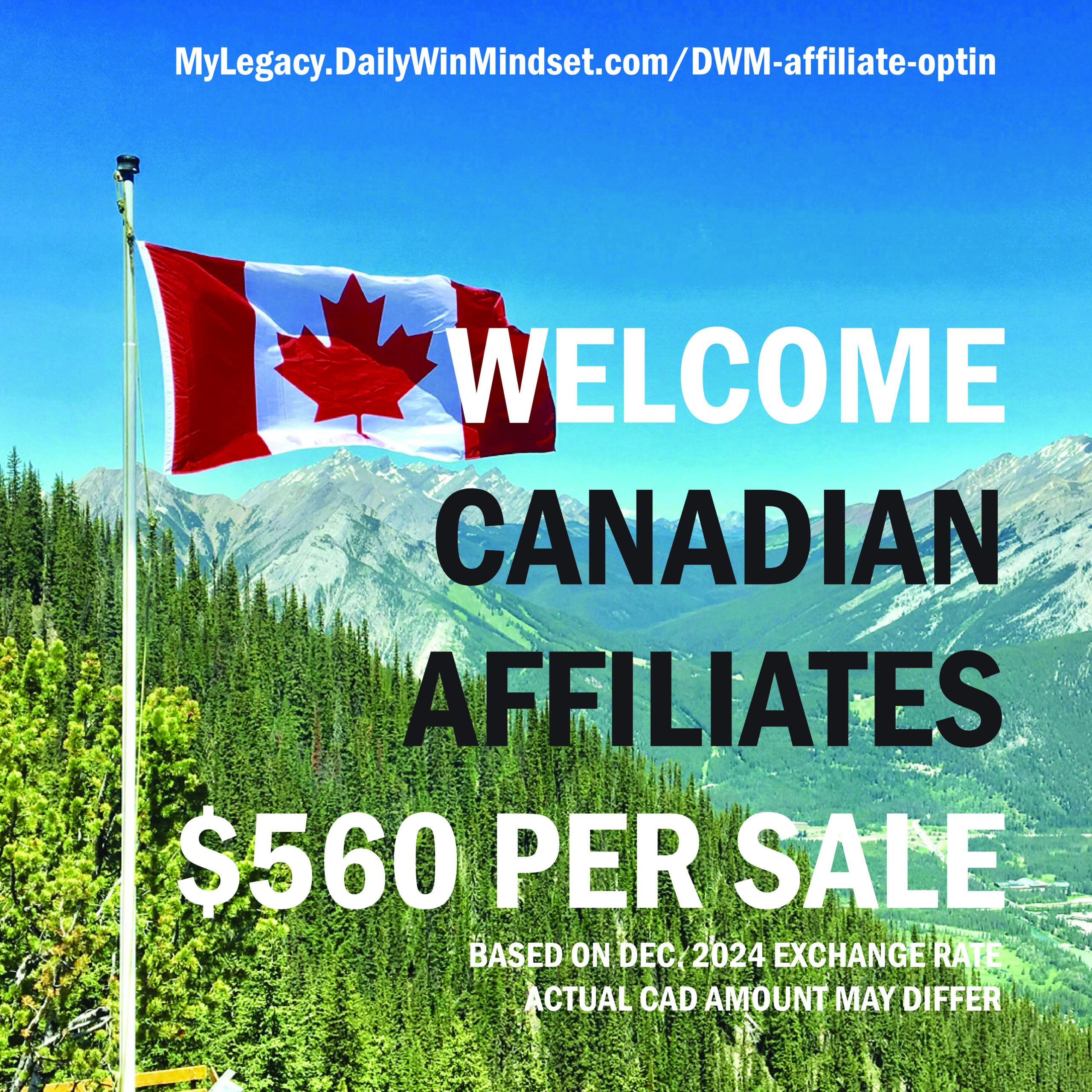 Canadian Affiliates Welcome
